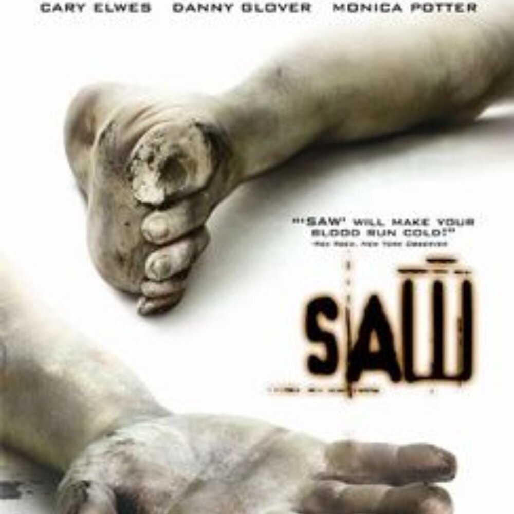 Saw DVD Movie Rated R Widescreen LionsGate Cary Elwes Danny Glover Monica Potter